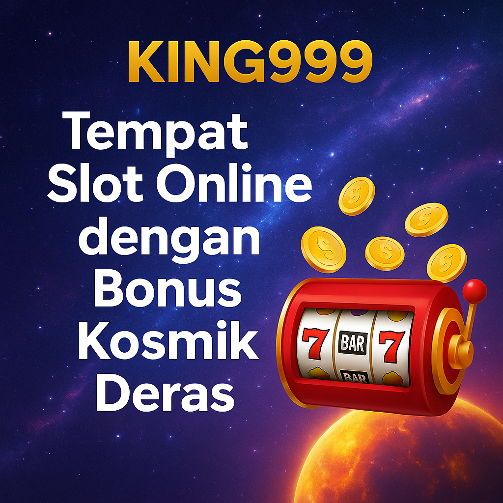 KING999: Tempat Slot Online dengan Bonus Kosmik Deras